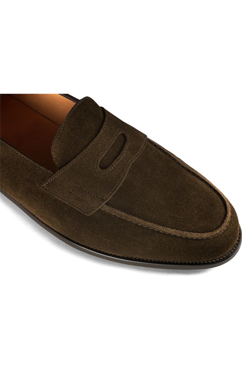 John Lobb Lopez Penny Loafer, Alternate, color, Brown