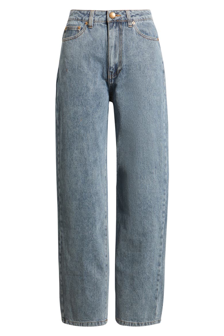 Richelieu Wide Leg Jeans, Alternate, color, DENIM
