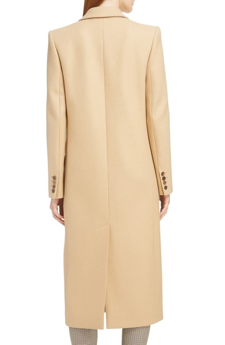 Givenchy Double Breasted Wool Coat, Alternate, color,
