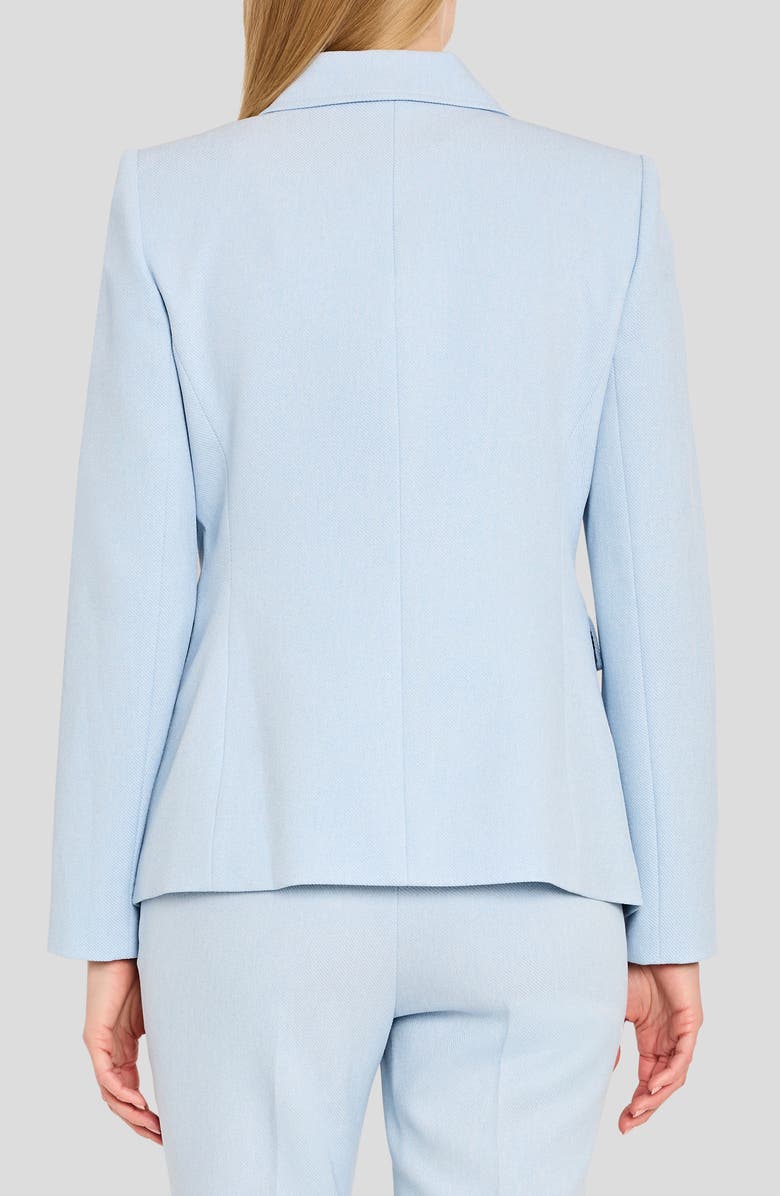 Tahari ASL One-Button Blazer, Alternate, color, Ice Blue