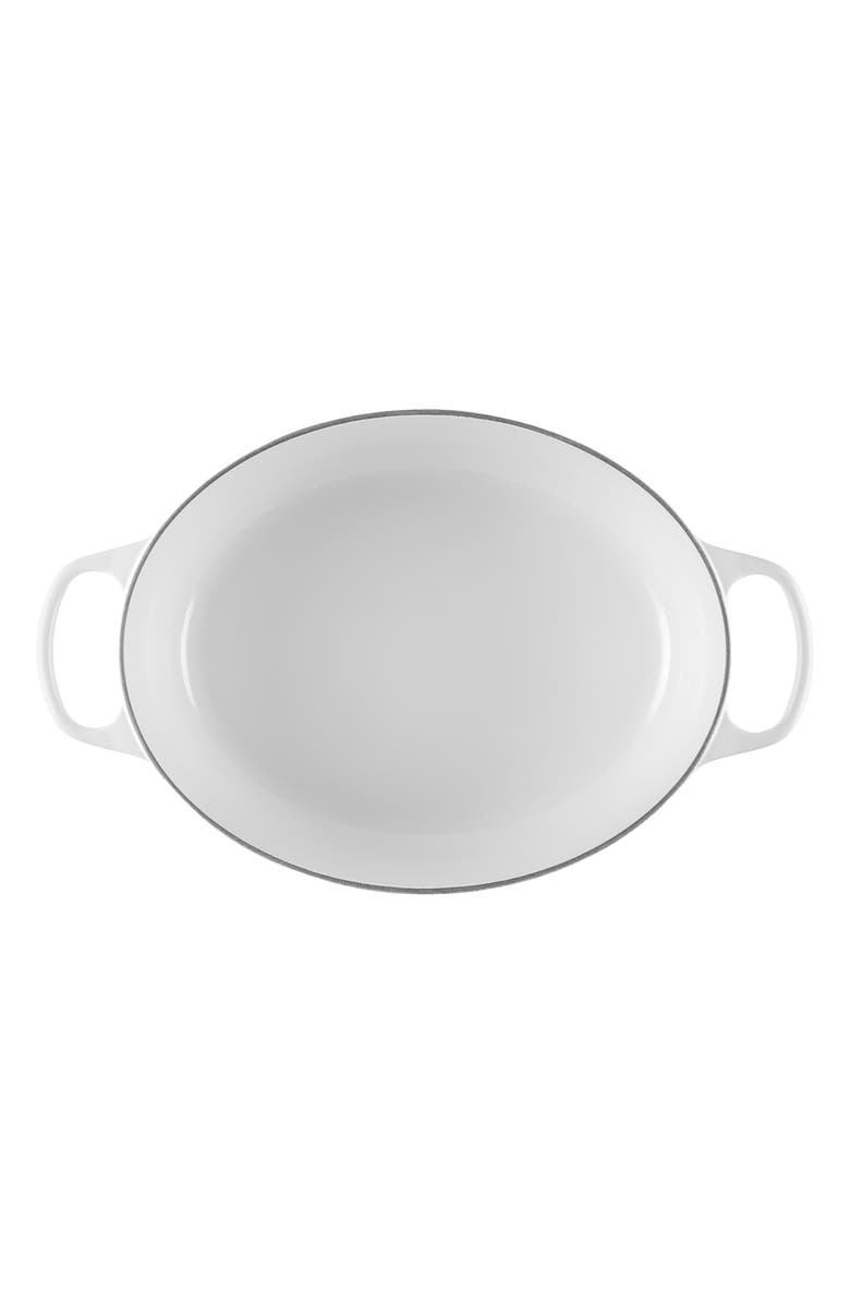 Le Creuset Signature 8-Quart Oval Enamel Cast Iron French/Dutch Oven, Alternate, color, White
