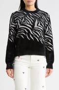 Desigual Thin Gauge Animal Print Sweater