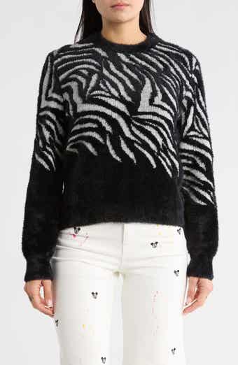 Desigual Thin Gauge Animal Print Sweater