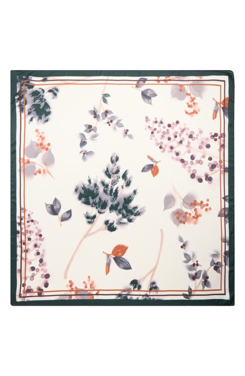 Treasure & Bond Oversize Square Satin Scarf In Neutral