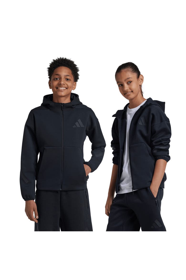 Kids' Z.N.E. Hoodie, Alternate, color, BLACK/BLAC