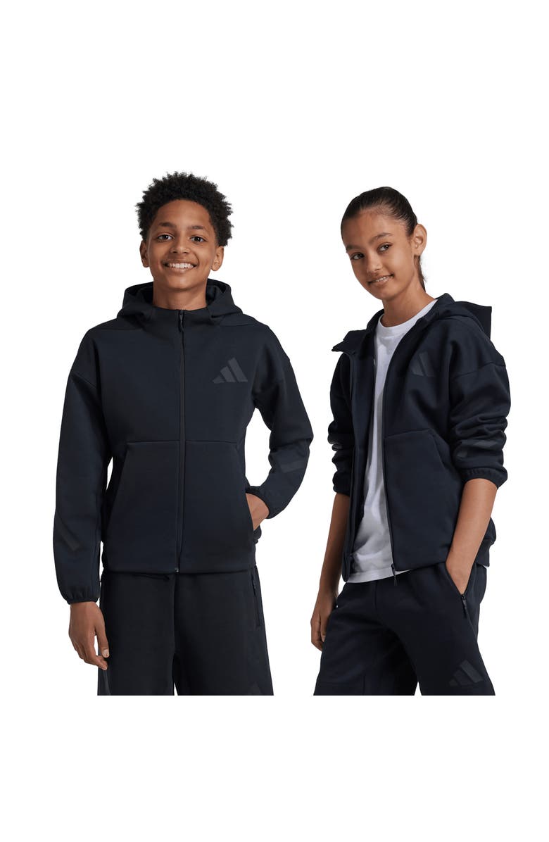 adidas Kids' Z.N.E. Hoodie, Alternate, color, Black/Blac