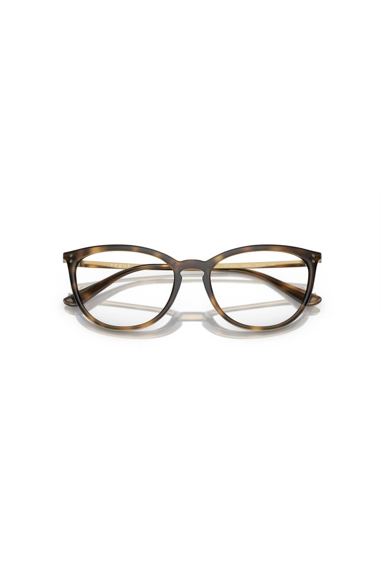 53mm Cat Eye optical glasses, Alternate, color, Brown