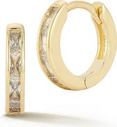 GLAZE JEWELRY Small Cubic Zirconia Hoop Earrings
