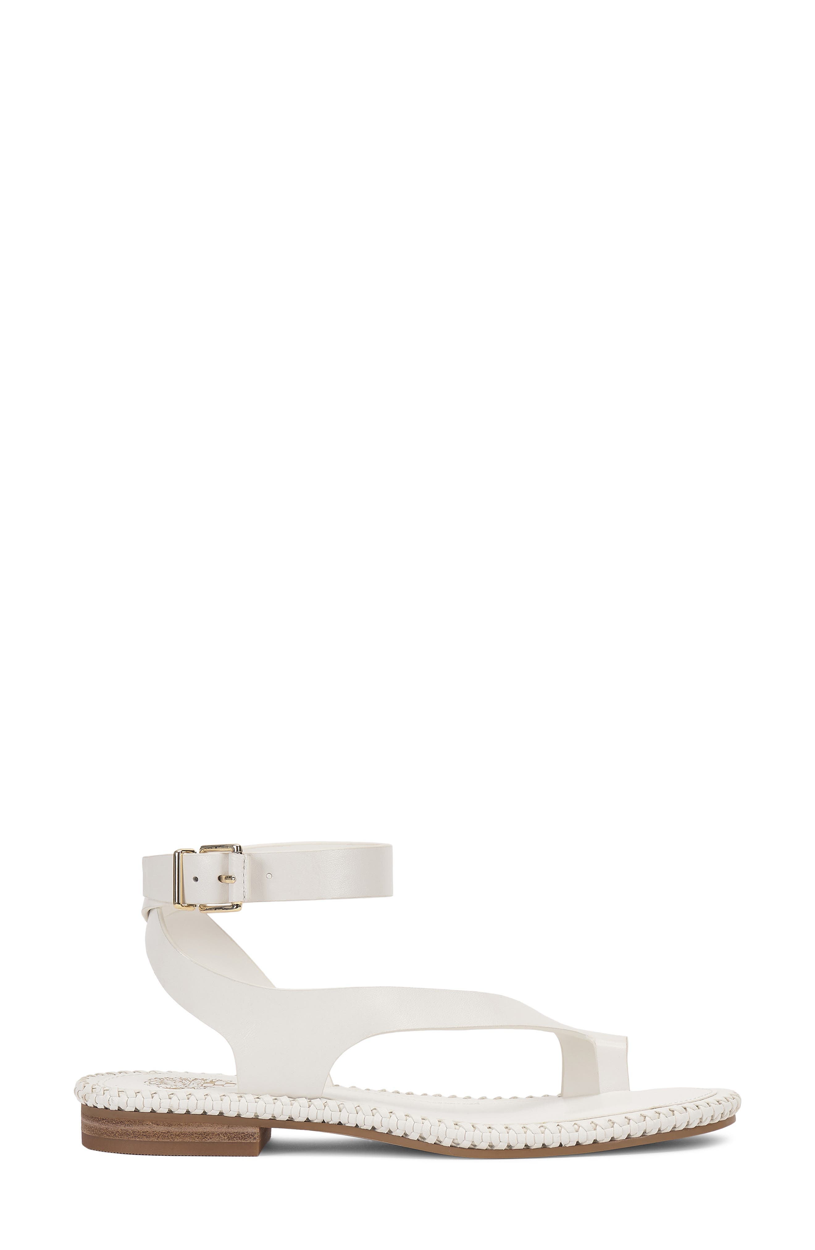 Libahs Ankle Strap Sandal, Alternate, color, BIANCO