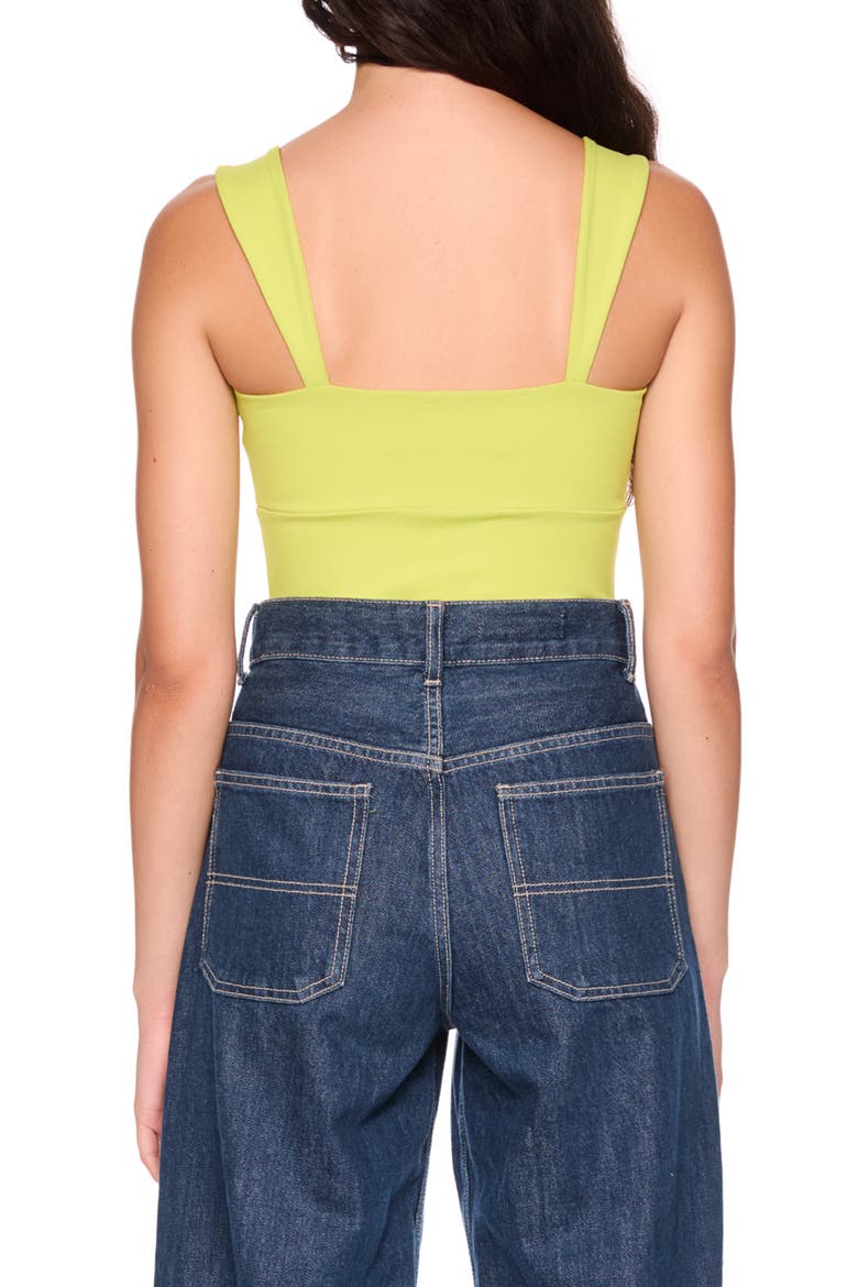 Gathered Tank, Alternate, color, CHARTREUSE