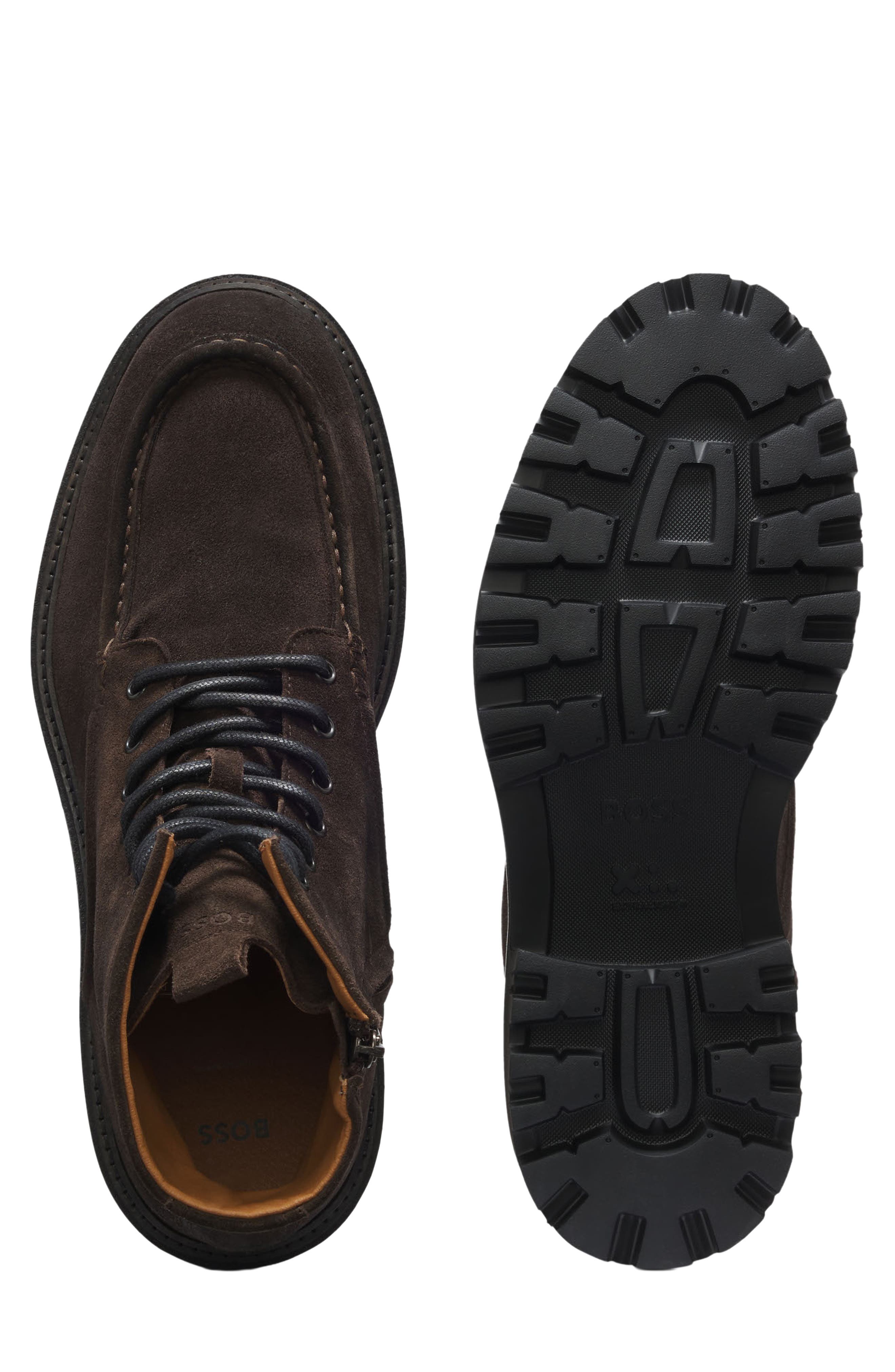 Julio Leather Boot, Alternate, color, DARK BROWN