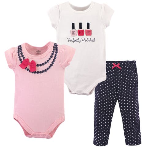 Soft Cotton Two-Piece Outfit Bodysuit & Pants