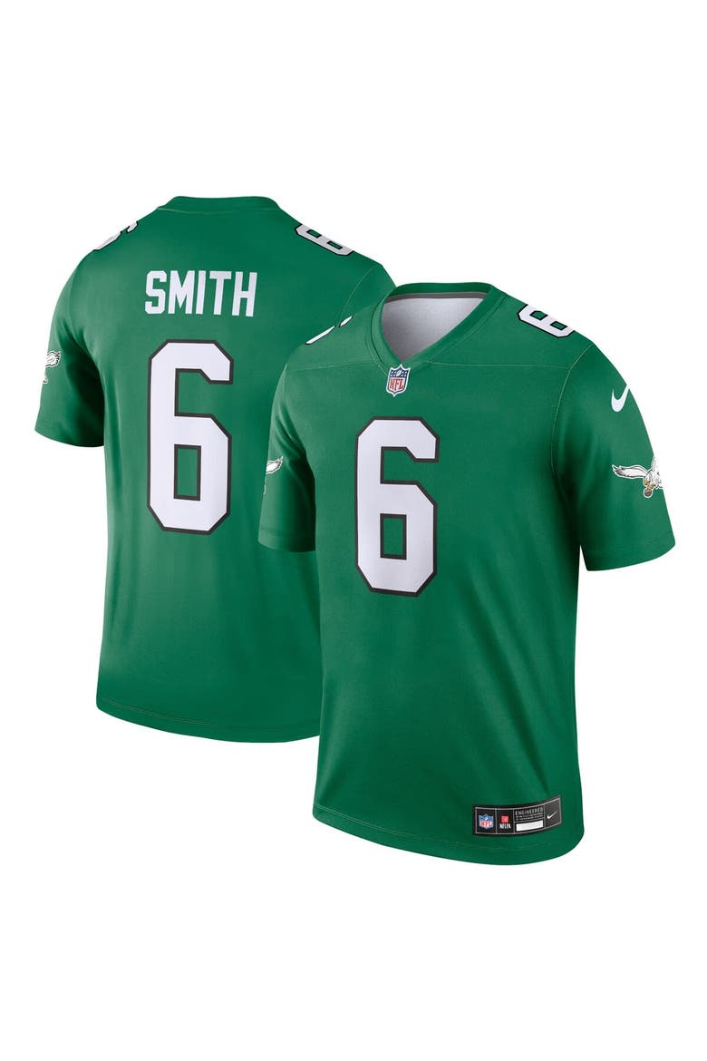 Men's Nike DeVonta Smith Kelly Green Philadelphia Eagles Legend Jersey, Alternate, color, Kelly Green