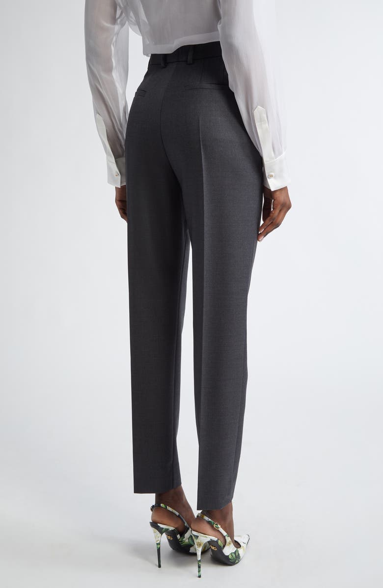 Dolce&Gabbana Tailored Virgin Wool Pants, Alternate, color, S8290 Melange Grigi