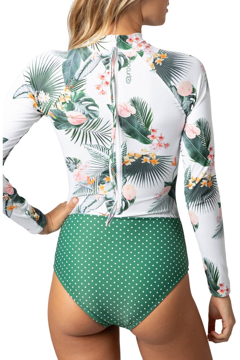Morning Sky Surfsuit, Alternate, color, GREEN