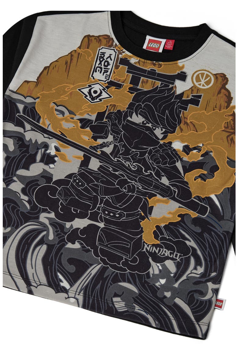 Kids' LEGO NINJAGO Graphic T-Shirt, Alternate, color, BLACK