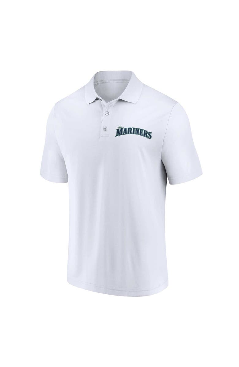 FANATICS Men's Fanatics Navy/White Seattle Mariners Two-Pack Logo Lockup Polo Set, Alternate, color, Navy