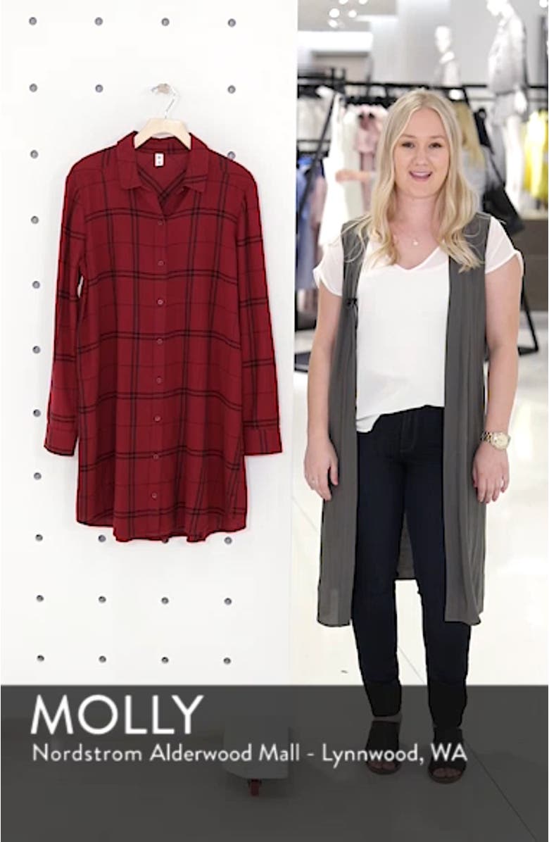Plaid Shirt Dress, sales video thumbnail