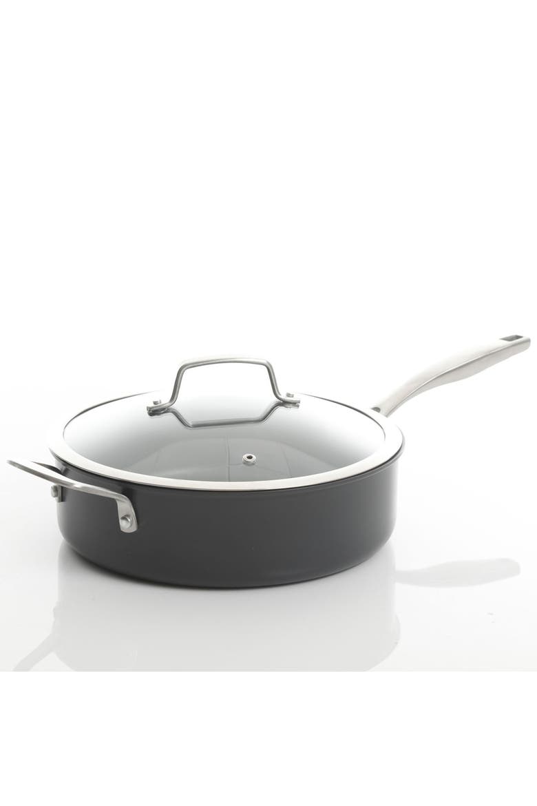 Arbor Heights 10 Piece Nonstick Aluminum Cookware Set, Alternate, color, Black