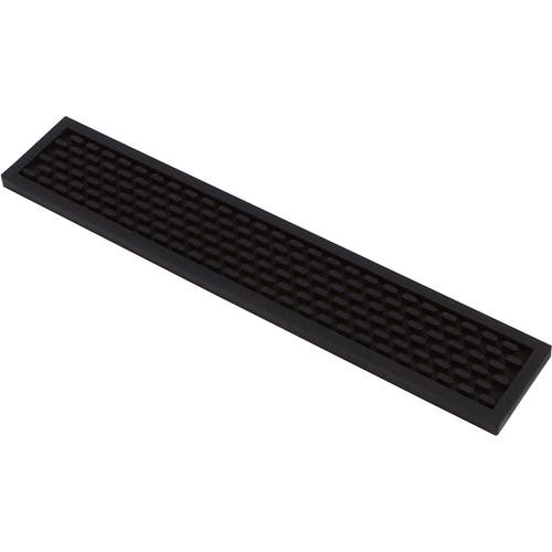 A Bar Above Black Silicone Bar Mat, 3.25x18" In Black
