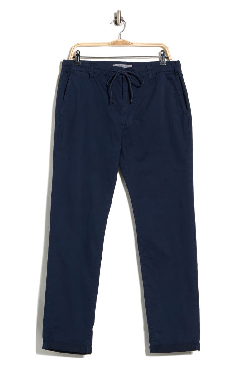 Casual Chino Drawstring Pants, Main, color, NAVY