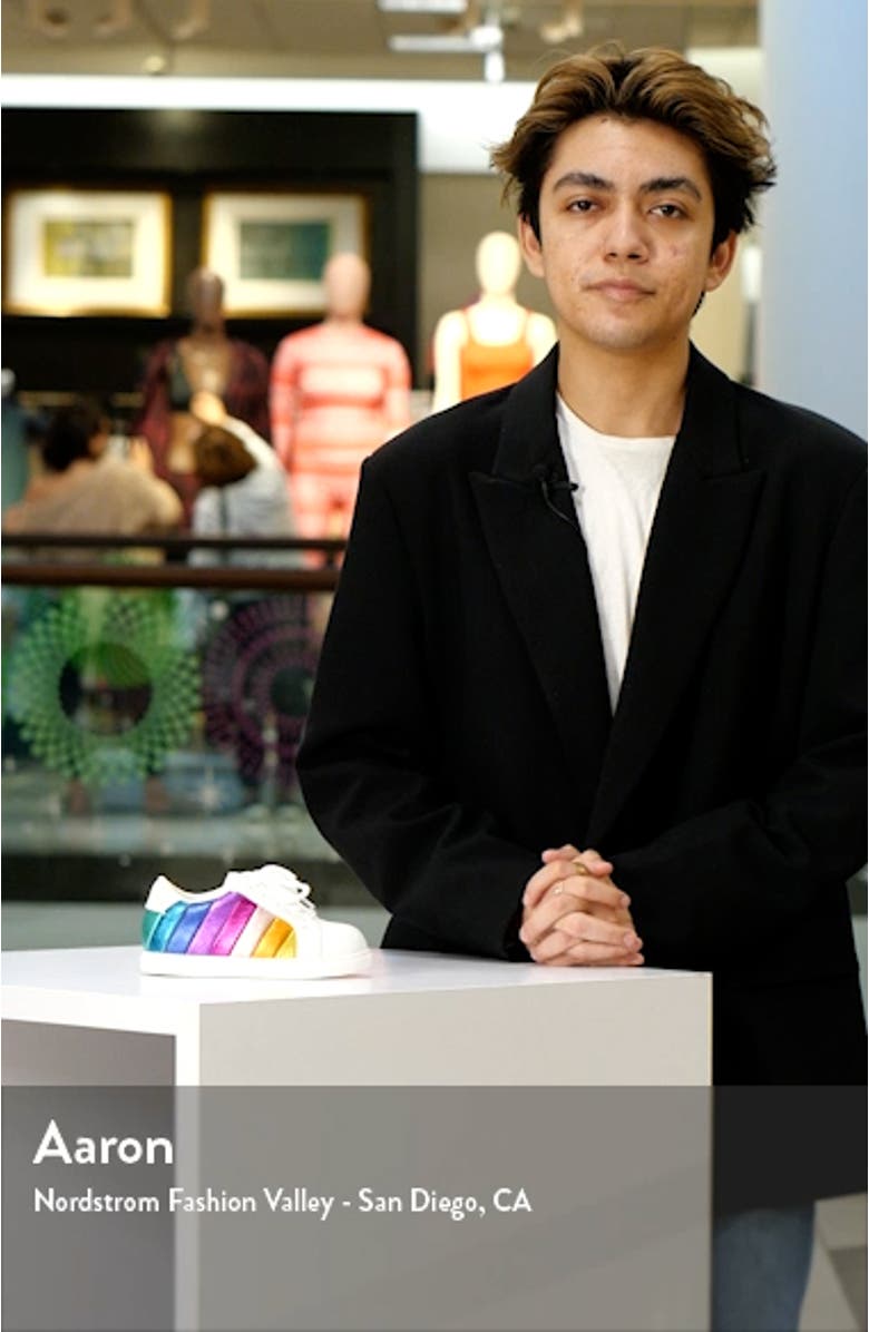 Kids' Mini Lane Stripe Sneaker, sales video thumbnail