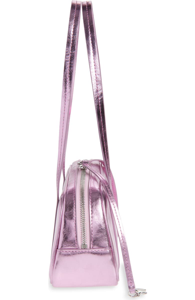 Sandy Liang Twin Metallic Leather Shoulder Bag, Alternate, color,