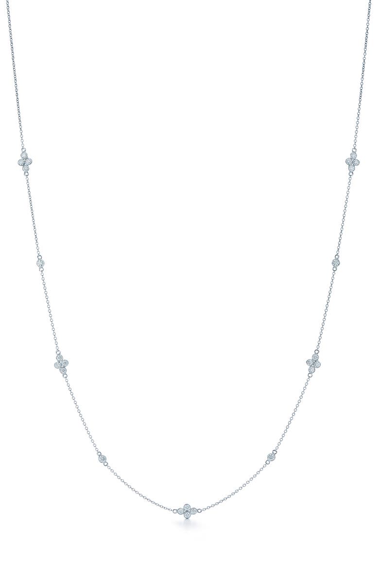 Kwiat Diamond Station String Necklace, Main, color, 