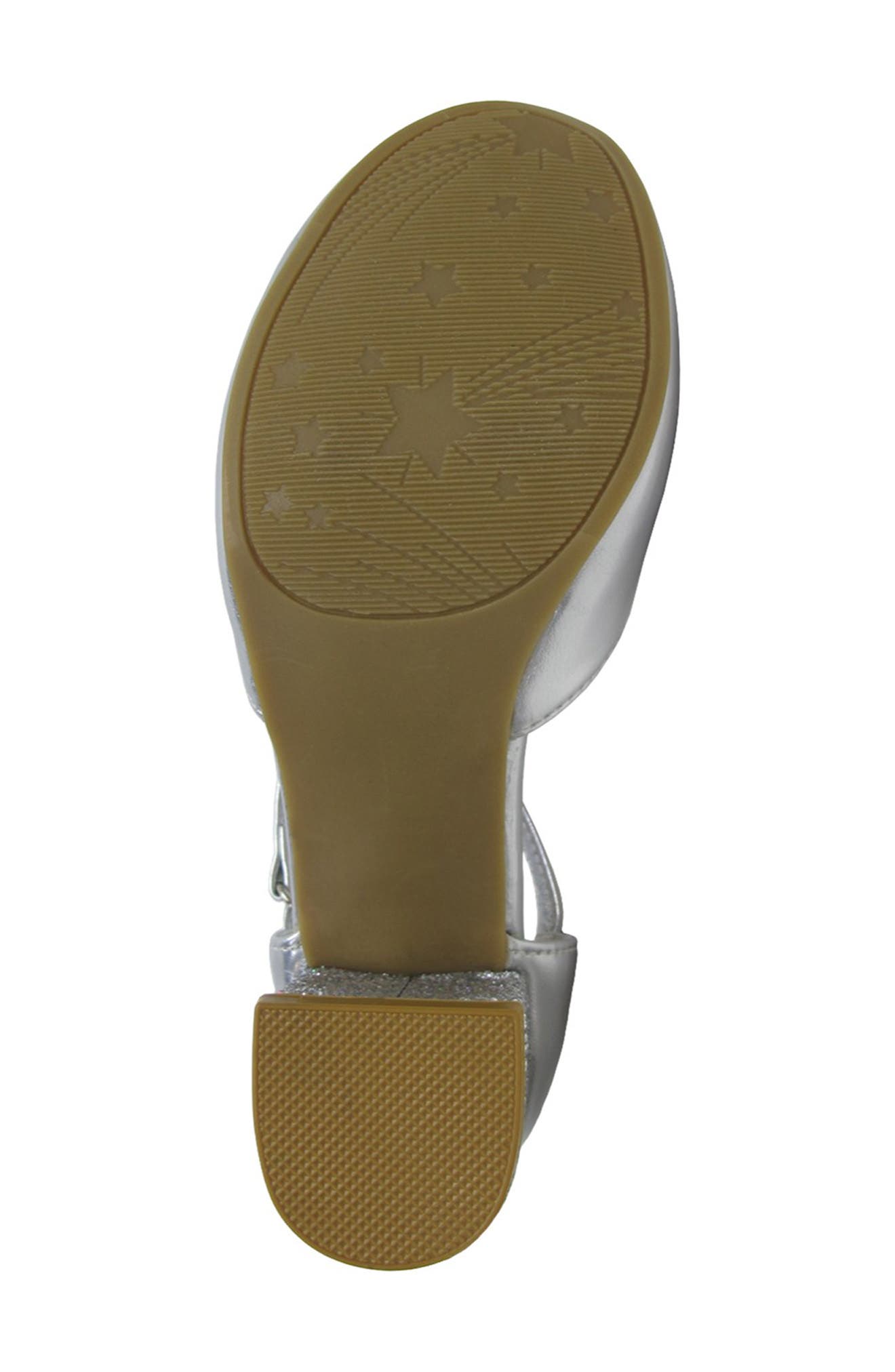 JELLYPOP Kids' Audrina Bow Pump, Alternate, color, Silver