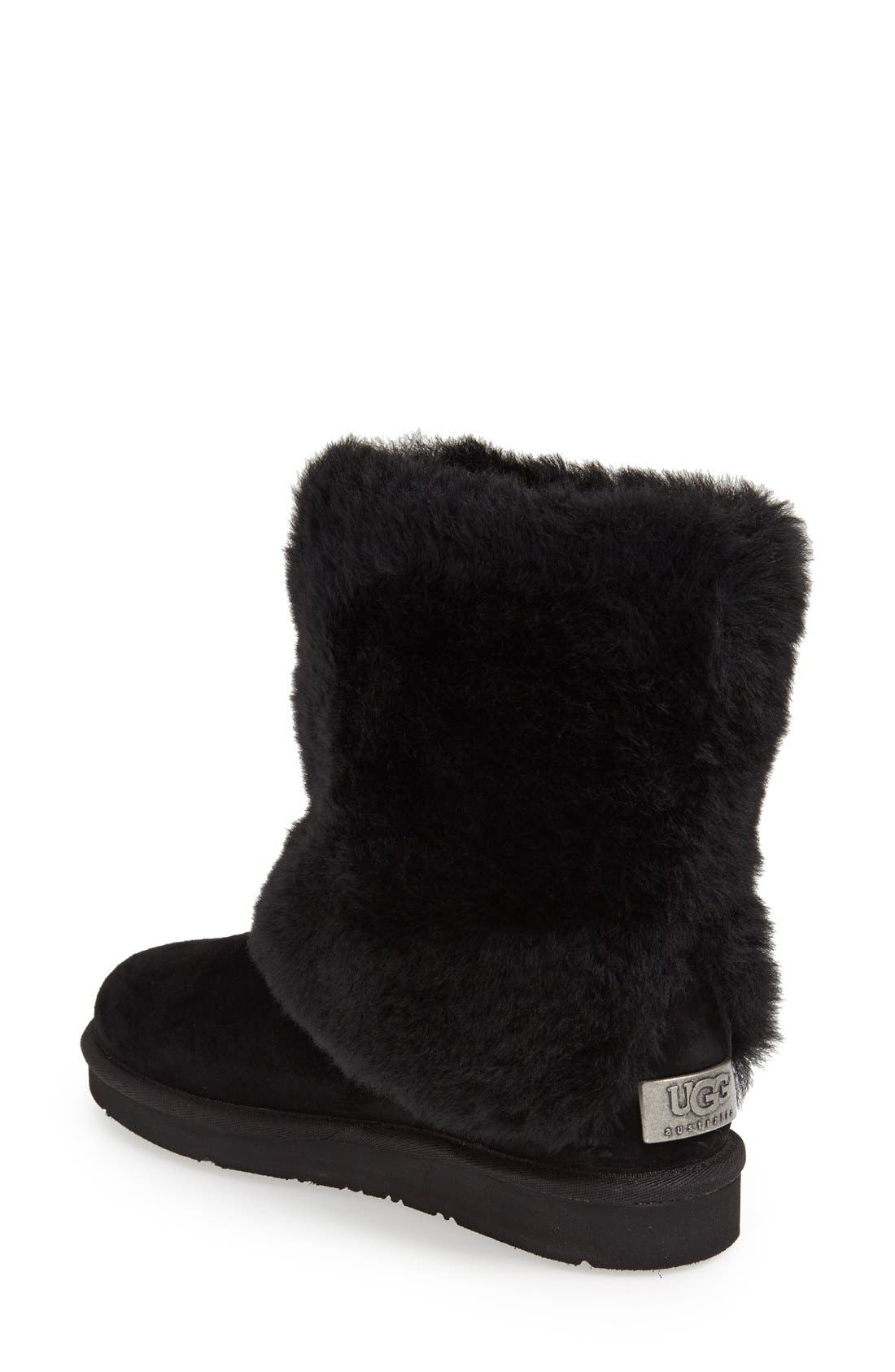 UGG<sup>®</sup> 'Patten' Water Resistant Silkee<sup>™</sup> Suede Shearling Cuff Boot, Alternate, color, 