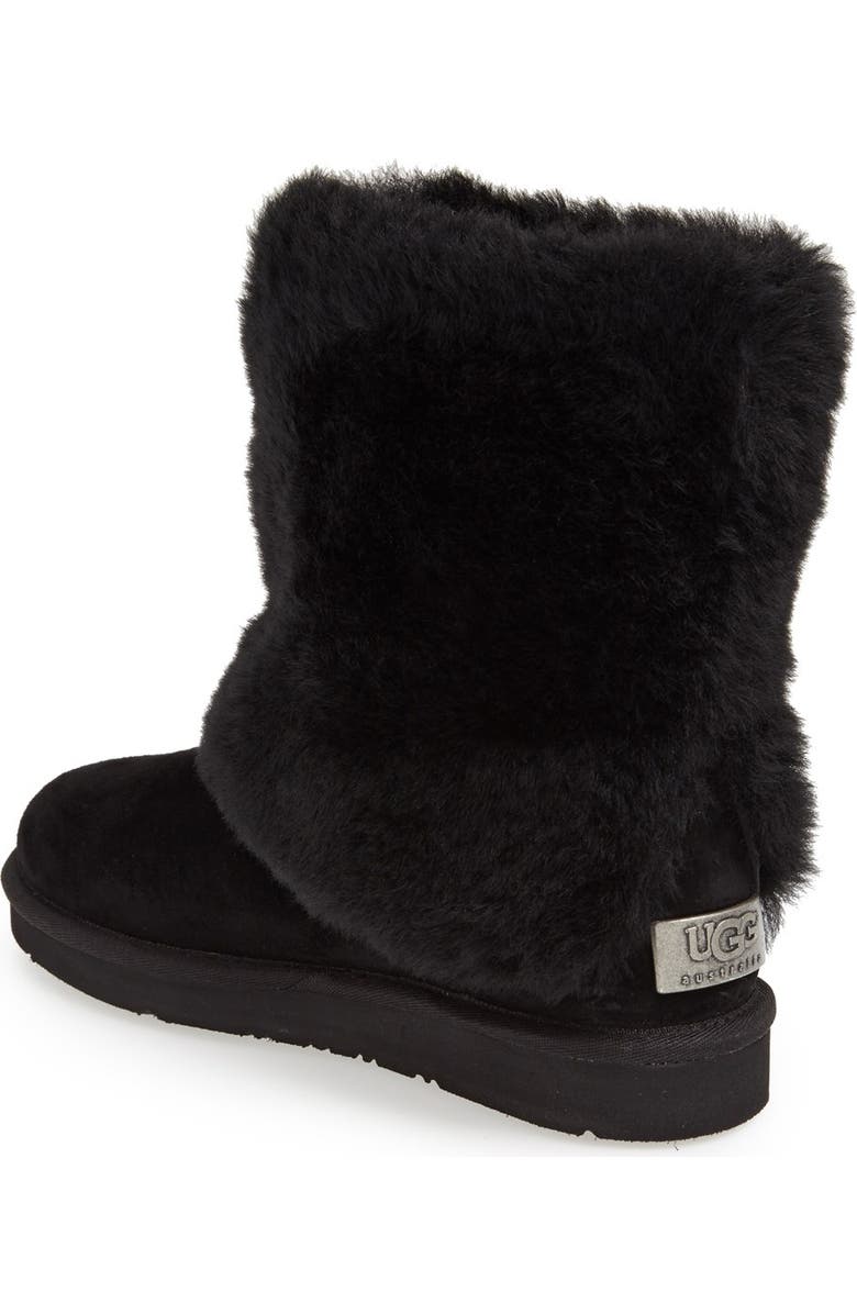 UGG<sup>®</sup> 'Patten' Water Resistant Silkee<sup>™</sup> Suede Shearling Cuff Boot, Alternate, color,