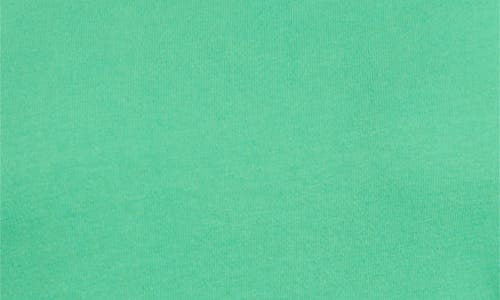 Caslonr Caslon(r) Ruffle Tie Waist Mixed Media Dress In Green Celtic