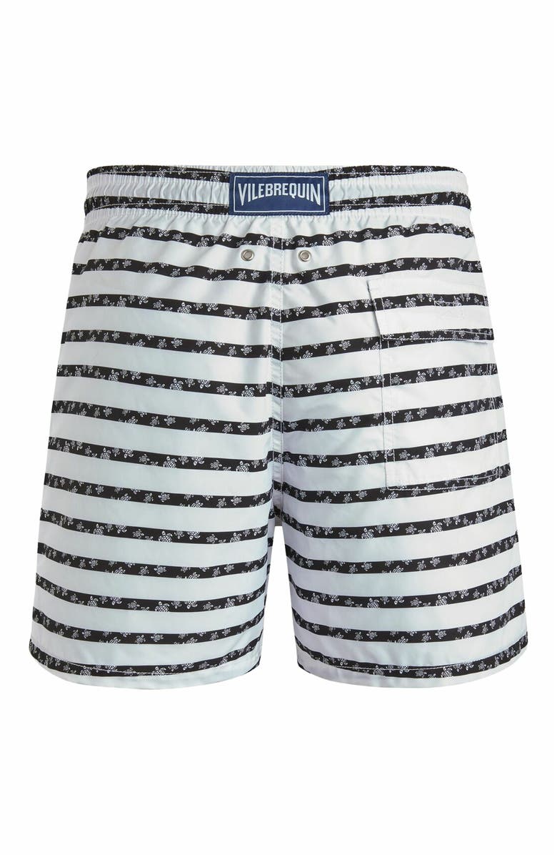 Vilebrequin Men's Micro Ronde Des Tortues Rayée Swim Trunks, Alternate, color,