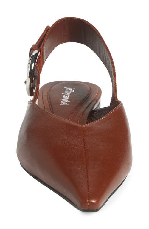 JEFFREY CAMPBELL JEFFREY CAMPBELL SCONE SLINGBACK POINTED TOE FLAT