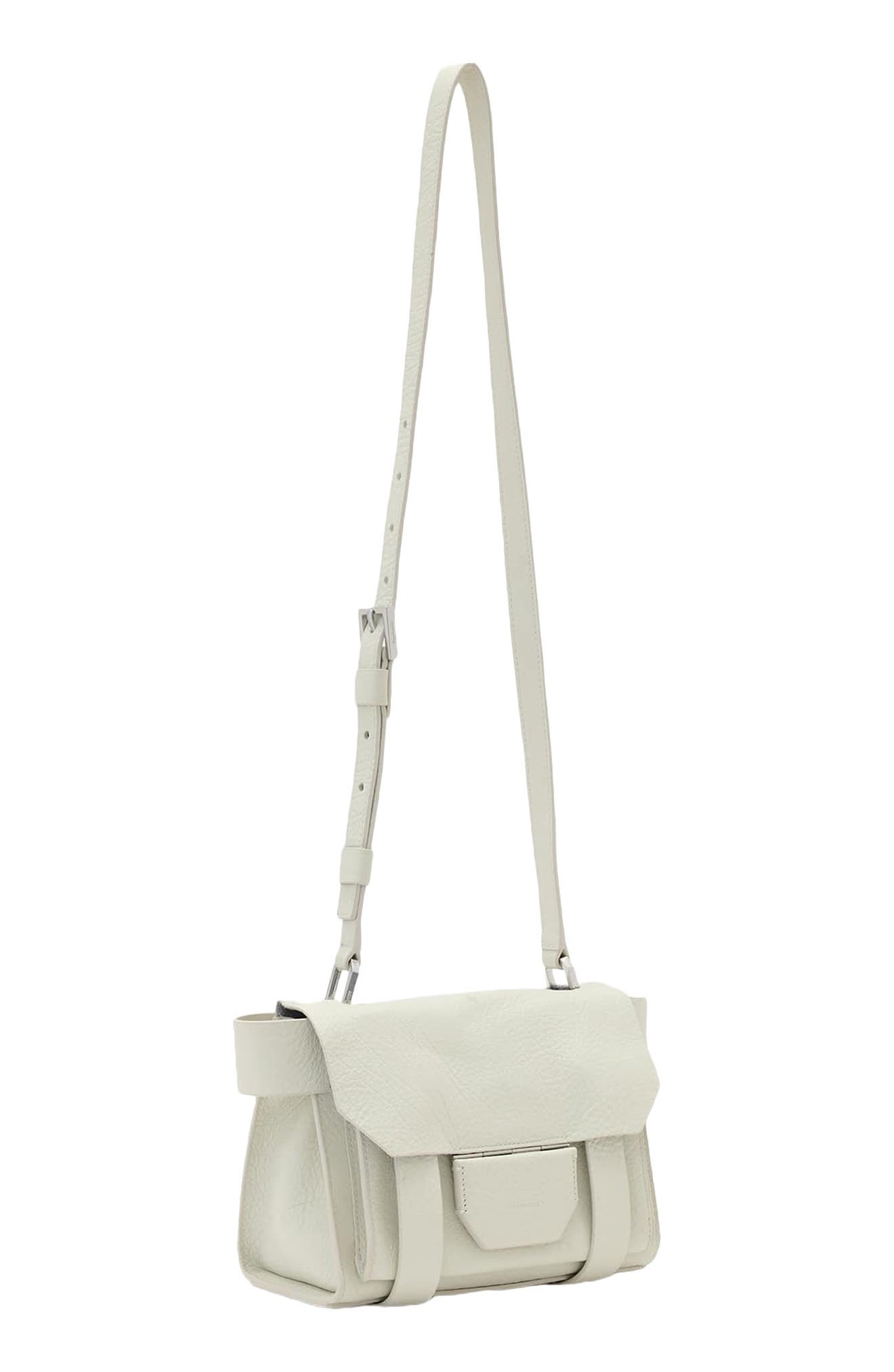 Mini Ursa Leather Crossbody Bag, Alternate, color, BIRCH WHITE
