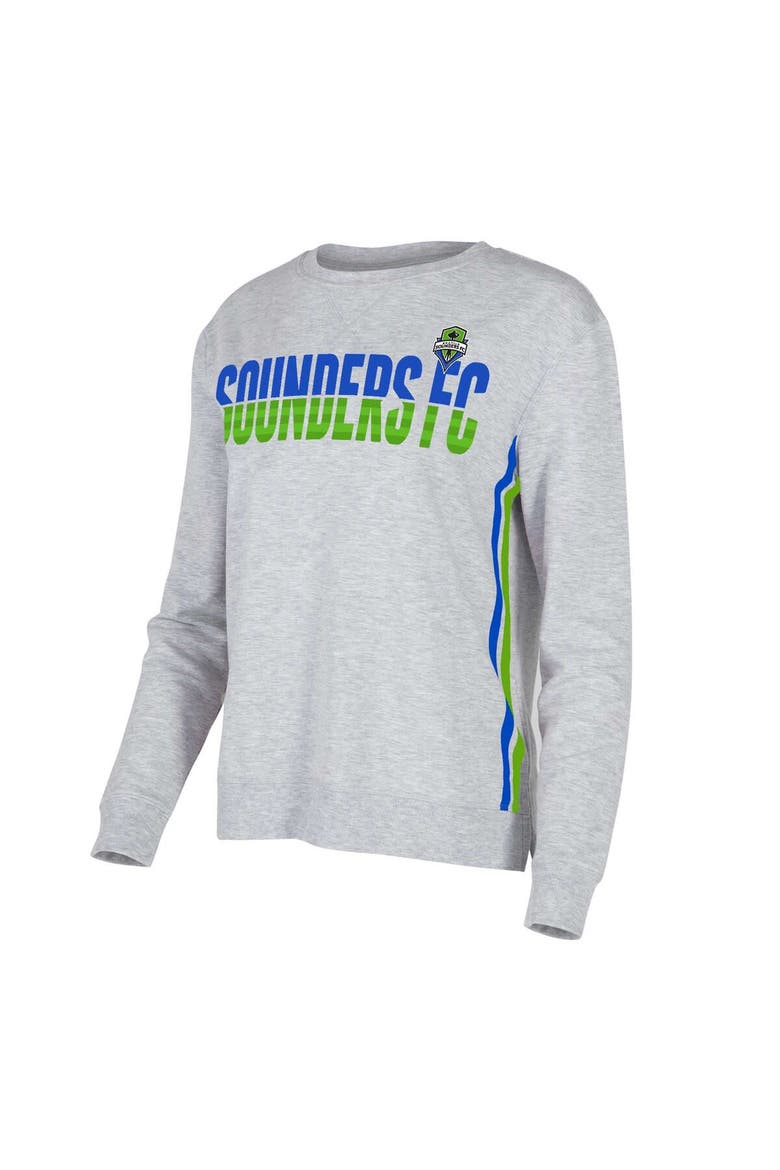 Women's Concepts Sport Gray Seattle Sounders FC Cedar Tri-Blend Long Sleeve T-Shirt, Main, color, Gray