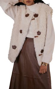 MINT VELVET Faux Fur vest