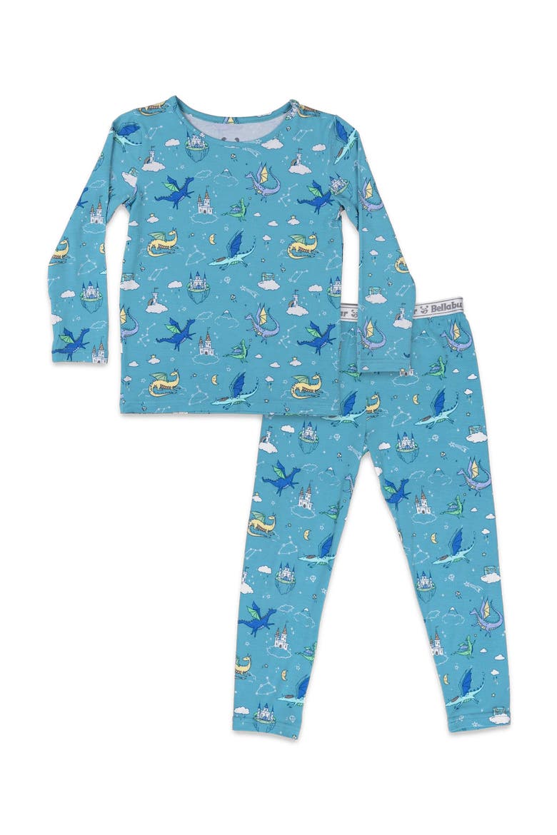 Kids' Dragon Dreams Set of 2 Piece Pajamas, Main, color, Dragon Dreams