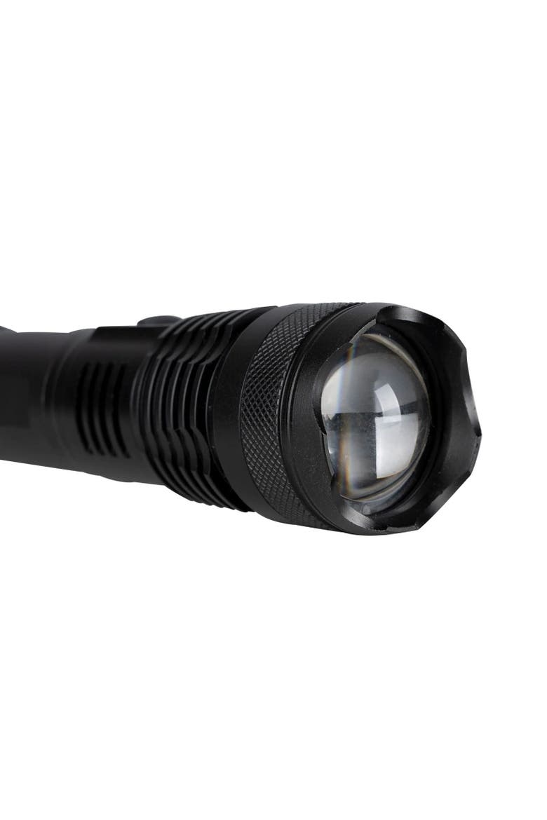 Edzell Rechargeable Torch, Alternate, color, Black