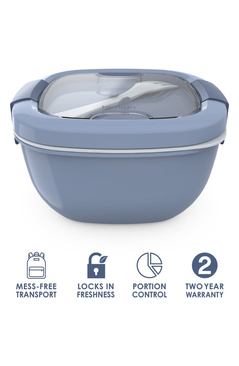 BENTGO All-in-One Salad Container, Alternate, color, Slate