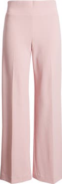 Anne Klein High Waist Pull-On Wide Leg Pants