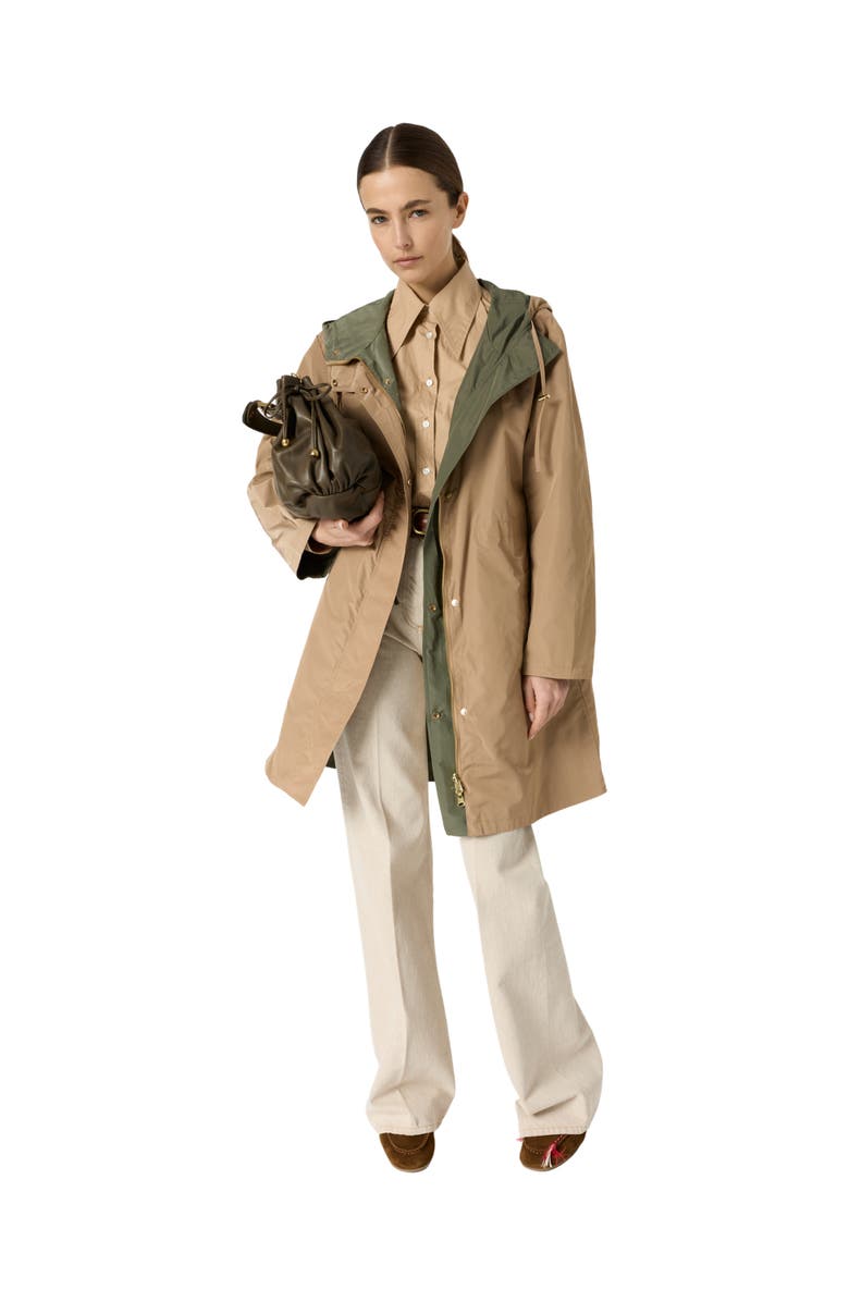 GERARD DAREL Jannis Parka Coat, Main, color, Sand
