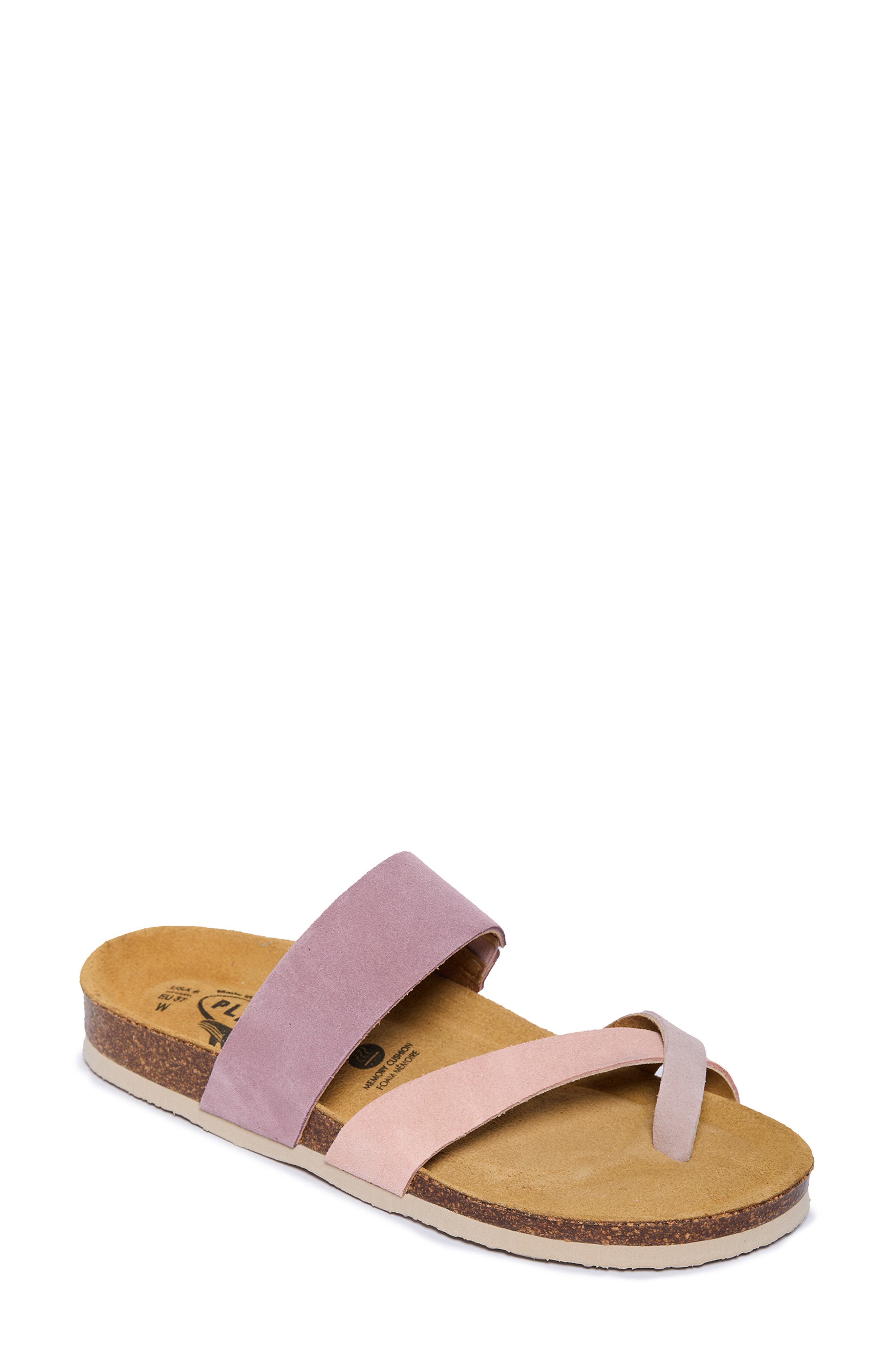 Blair Sandal, Main, color, AFELPADO SALMON MALVA FANDANGO