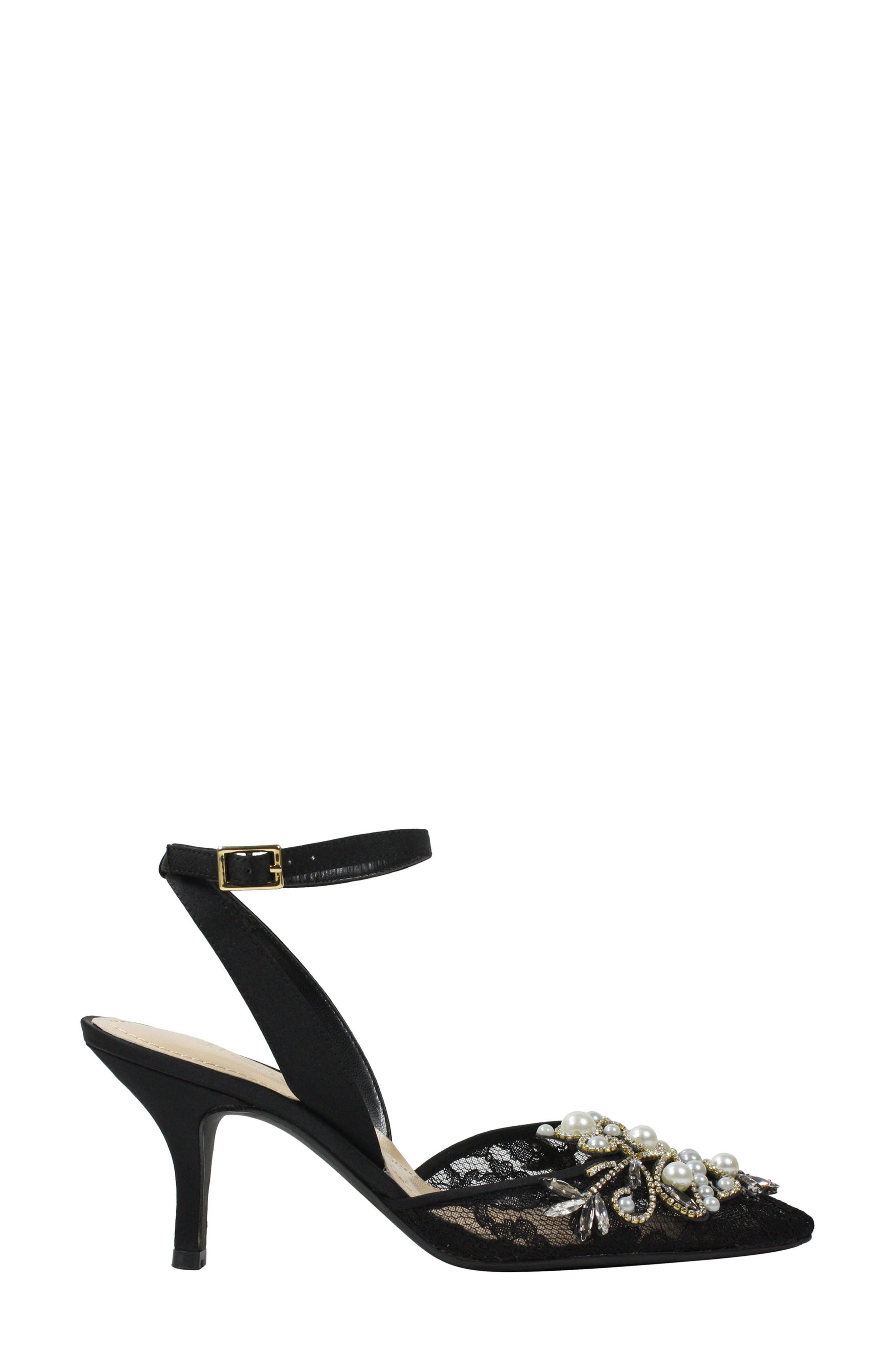 J. Reneé Denaye Ankle Strap Pump, Alternate, color, 