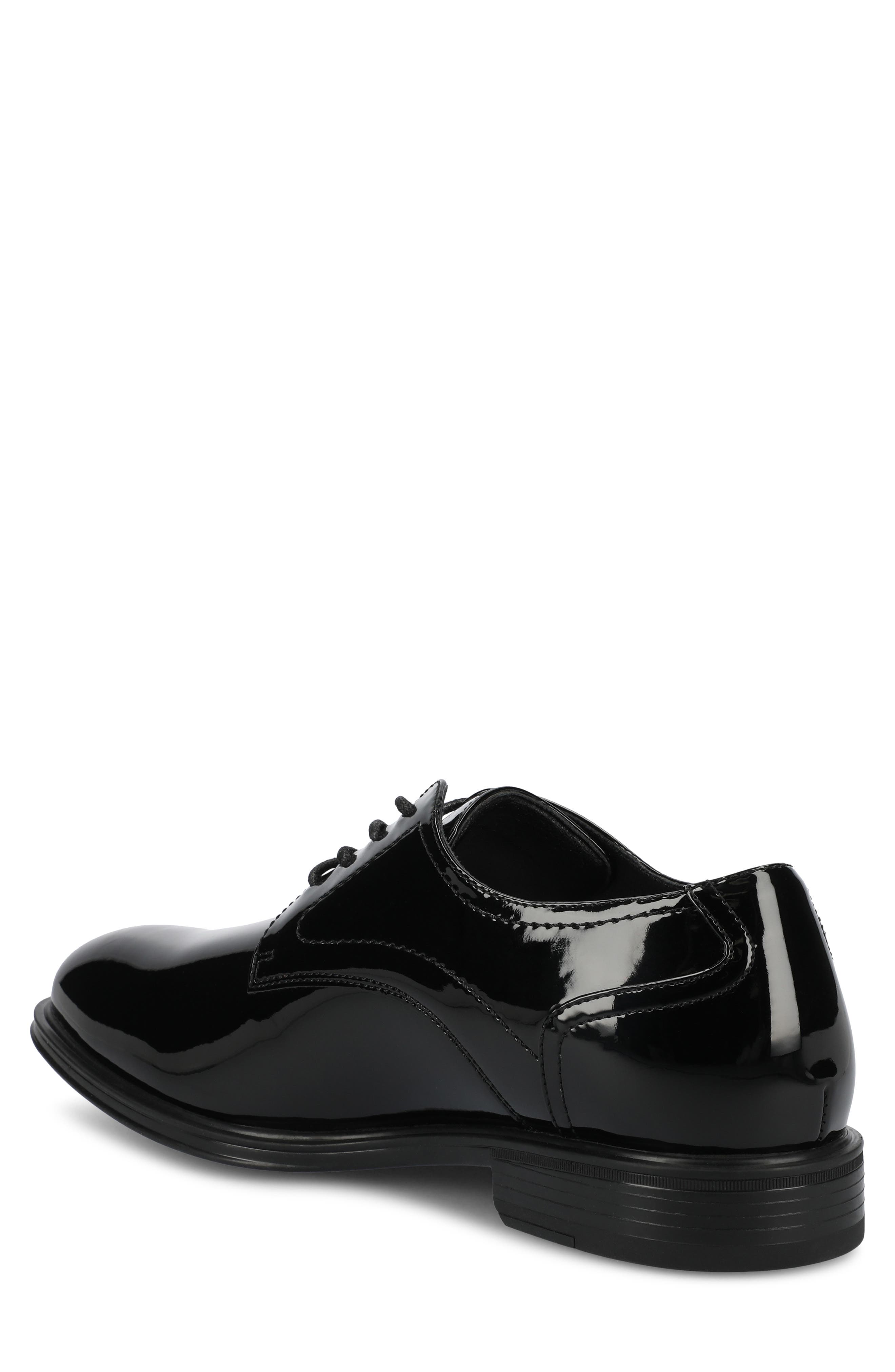 Barclay Derby, Alternate, color, PATENT/BLACK