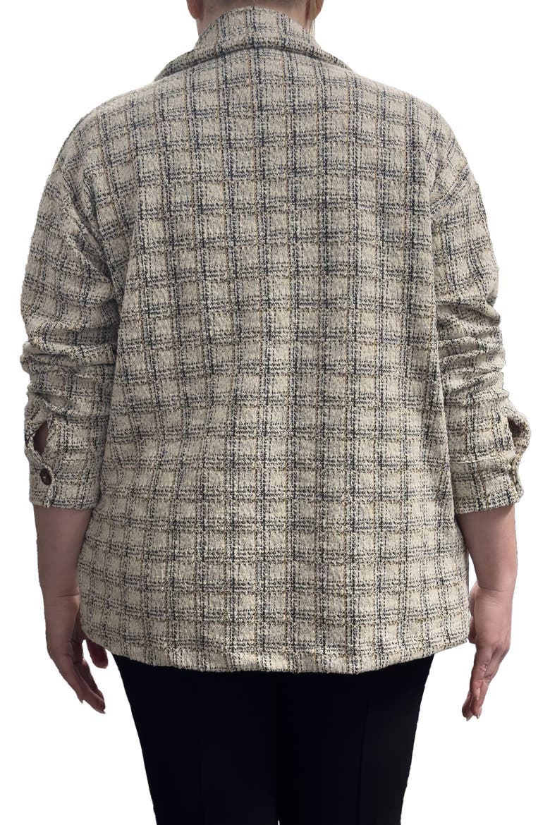Plaid Jacket, Alternate, color, BLACK TAUPE
