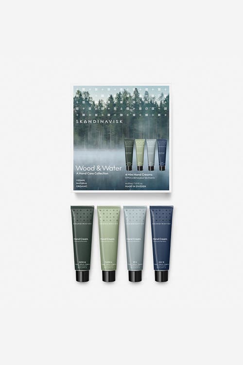 Skandinavisk Wood & Water Mini Handcream Giftset In Blue