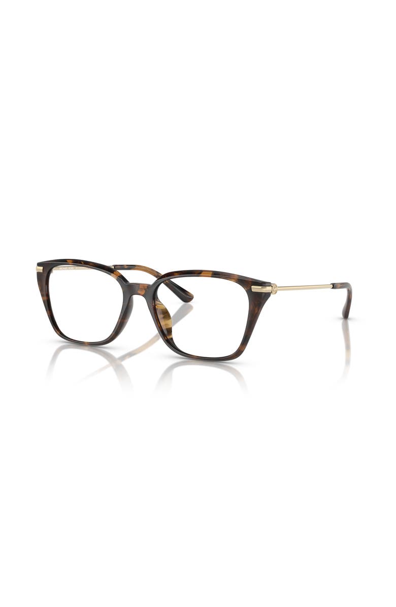 Michael Kors 54mm Rectangle optical glasses, Main, color, Tortoise