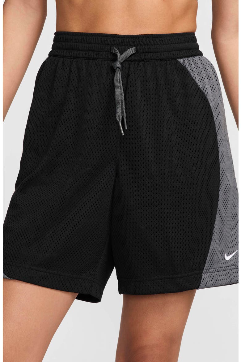 Essential Dri-FIT Mesh Basketball Shorts, Alternate, color, BLACK/ IRON GREY/ WHITE