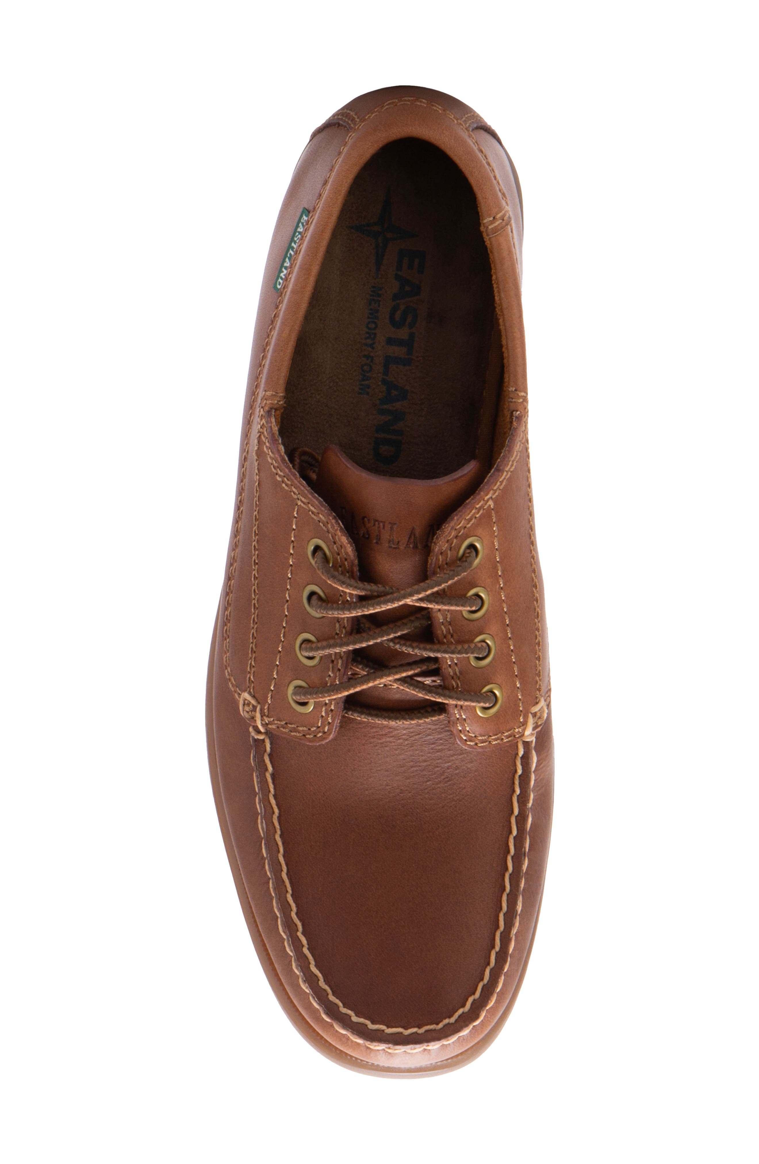 Eastland Yarmouth Moc Toe Derby Shoe, Alternate, color, Oak